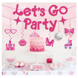 DAMAI enterrement de vie de jeune fille décorations Disco Cowgirl suspendus tourbillons banderoles décor de fête pour femmes filles - Product Image 4