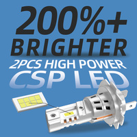 Phare de voiture super lumineux CSP3570 LED 6000K Blanc Xénon, projecteur haute luminosité, longue durée de vie, phare antibrouillard LED H3