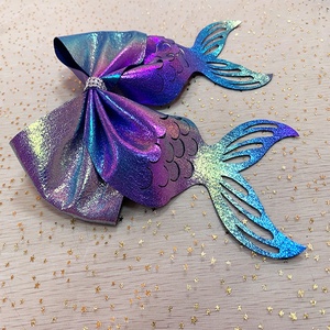 7 Inch Thời Trang Mới Thiết Kế Bé Gái Nàng Tiên Cá Tóc Bow - Product Image 3