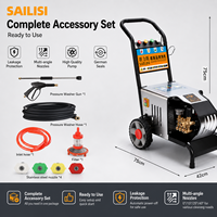 Nettoyeur haute pression électrique 100 bars 1500 W, machine à laver portable pour voitures, nettoyage de la maison et du jardin