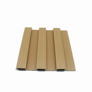 Panneaux muraux en WPC <span class=keywords><strong>Aveeno</strong></span> à quatre rainures, modernes, imperméables, rayés, pour les murs intérieurs, grille murale pour hôtel - Product Image 4