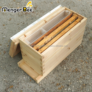 กล่องเลี้ยงผึ้งแบบ Menger Bee Langstroth Nuc Box Queen Nuc Beehive 5 เฟรม ทำจากไม้สน อุปกรณ์เลี้ยงผึ้ง ใหม่ รับประกัน 1 ปี หลายสี - Product Image 1