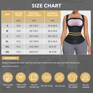 HEXIN Logo Service Amincissant Body Shaper Waist Trainer and Shape Wear Gilet d'entraînement à la taille pour femmes désossé en acier 9 - Product Image 6