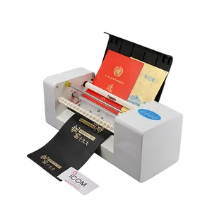 manual paper feeding Card PVC leather digital foil stamping machine