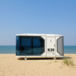 Maison préfabriquée en conteneur, villa, bureau, capsule spatiale, cuisine <span class=keywords><strong>mobile</strong></span> pour hôtel commercial, étanche, de style européen - Product Image 1