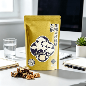 Gâteau Traditionnel Chinois aux Dendrobium, Riz Glacé Noir et Noix – Sachet Instantané, Ingrédients Sains, Friandise <span class=keywords><strong>Bien</strong></span>-être pour Enfants et Adultes - Product Image 5