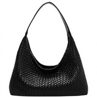 Sac fourre-tout en cuir PU pour femme, sac à bandoulière Hobo à poignée supérieure, grande capacité, souple, végétalien, portable, modèle unique