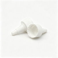 Bouchon distributeur à visser en plastique de 24 mm pour bouteilles, avec bec verseur pour huile capillaire, type OEM/ODM, 24/410