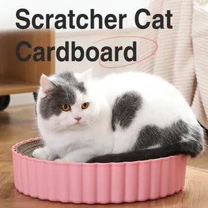 Tianyuan Pet Duas Cores Estão Disponíveis De Alta Qualidade Plástico Base <span class=keywords><strong>Scratcher</strong></span> <span class=keywords><strong>Cat</strong></span> Papelão - Product Image 3