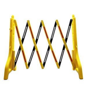 Xách tay 8.2ft mở rộng nước đầy hàng rào giao thông ngoài trời nhựa có thể thu vào cổng rào cản linh hoạt kiểm soát đám đông - Product Image 1