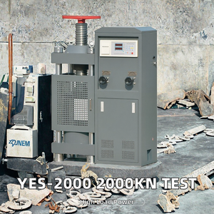 Presse hydraulique numérique manuelle YES-2000KN 200 tonnes pour essais de ciment / <span class=keywords><strong>Machine</strong></span> d'essai de <span class=keywords><strong>compression</strong></span> de briques et de béton - Product Image 2
