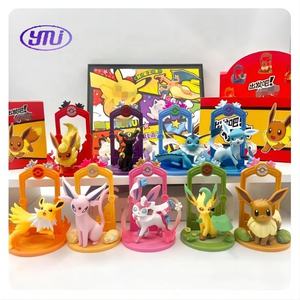 หุ่นฟิกเกอร์ตัวการ์ตูนน่ารักลายการ์ตูน eevee espeon leafeon สำหรับสะสมกล่อ<span class=keywords><strong>ง</strong></span>ปริศนาตัวการ์ตูนขนาด9ชิ้น/เซ็ต - Product Image 3