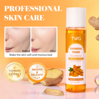 TWG RTS Vente Chaude Tonique Visage Blanchissant au Curcuma Professionnel Soin Peau Correcteur Taches Foncées Hydratant Éclaircissant Tonique Peau au Curcuma