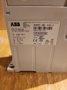 ACS320-03U-07A4-2 ACS32003U07A42 ไดรฟ์ปรับความถี่แบบแปรผัน สามเฟส 1.5 แรงม้า 240 โวลต์ สำหรับ PLC - Product Image 4