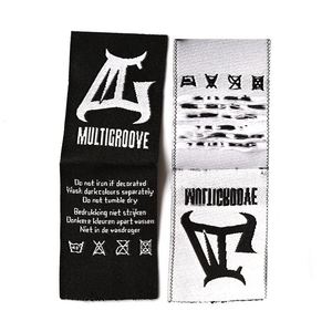 Accessoires vestimentaires, étiquette d'entretien tissée avec logo de marque personnalisé pour les vêtements - Product Image 3