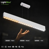 Garantie 5 ans, UGR<9, anti-éblouissement, 3CCT, orientable, dimmable, prix d'usine, éclairage linéaire LED commercial, protection des yeux