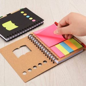 Beauty Custom Loose-leaf Binder Spiral Wire Notebook Printing <b>Memo</b> <b>Pad</b> Type It Posted Sticky Notes Notepad Set - Product Image 6