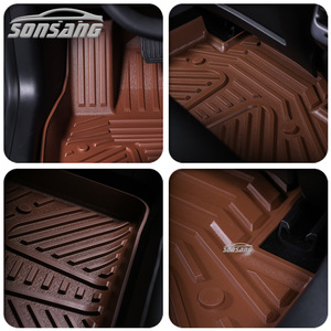 2020รุ่น Y เสื่อชั้นพรมเท้าอุปกรณ์ตกแต่งภายในเสื่อรถสำหรับเทสลา - Product Image 3