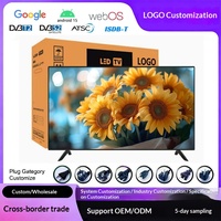 TV LED LCD Lintas Negara 50/55/65/75/85/98/100 Inci 4K Jaringan Cerdas Suara