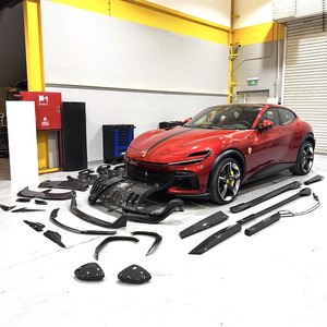 Cho ferarri purosangue fuv khô sợi <span class=keywords><strong>Carbon</strong></span> OEM cơ thể Kit mui xe phía trước Lip bánh xe vòm khuếch tán Spoiler cơ thể rộng Kit - Product Image 2