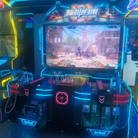 Machine de jeu d'arcade de tir au sniper à monnayeur pour centre de divertissement, jeu de tir d'arcade pour 4 joueurs