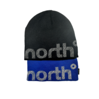 Bonnet de ski d'hiver unisexe en acrylique avec étiquette tissée personnalisée vente en gros Bonnet de ski tricoté côtelé Gorras de haute qualité