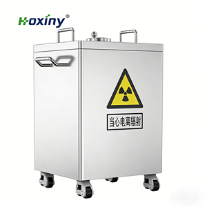 Contenedor de Residuos Radioactivos de Laboratorio |   Contenedor Blindado con Revestimiento de Plomo de 10L, 20L y 50L |   Empaque Seguro en Caja de Madera Contrachapada - Product Image 3