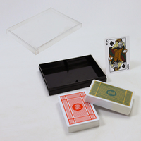 Cartes à jouer personnalisées imprimées sur mesure, 2 jeux, haute qualité, plastique lisse, imperméable, durable, PVC, double boîte pour CMYK/Pantone