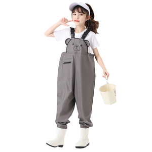 Topind Trọng lượng nhẹ PVC ngực <span class=keywords><strong>waders</strong></span> đánh cá cho trẻ em không thấm nước của trẻ em <span class=keywords><strong>waders</strong></span> - Product Image 2