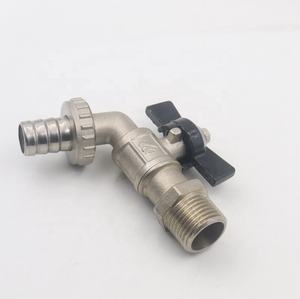 가벼운 모델 니켈 도금 황동 호스 Bibcock 탭 밝은 <span class=keywords><strong>bibcocks</strong></span> 제품 카테고리 - Product Image 3