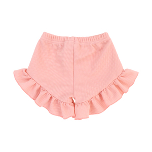 Copri <span class=keywords><strong>pannolini</strong></span> graziosi pantaloncini in cotone per neonati Bloomers con volant da bambina in tinta unita - Product Image 3