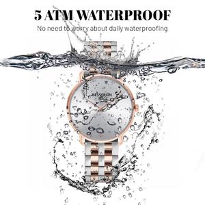 Montres à quartz de marque Singapore Movement, Bell and Rose Relojes De Mujer, montres à quartz pour femmes - Product Image 4