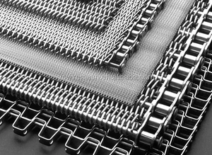 Thép không gỉ 304 dây lưới vành đai Hệ thống băng tải cấp thực phẩm vành đai - Product Image 6