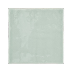 Piastrella Creta 13x13 cm Verde Salvia Lucida con Bordi Irregolari - Product Image 4