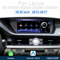 Autoradio multimédia Android 13 de 10,25 pouces avec GPS, écran partagé, stéréo pour Lexus ES 2013-2017, CarPlay