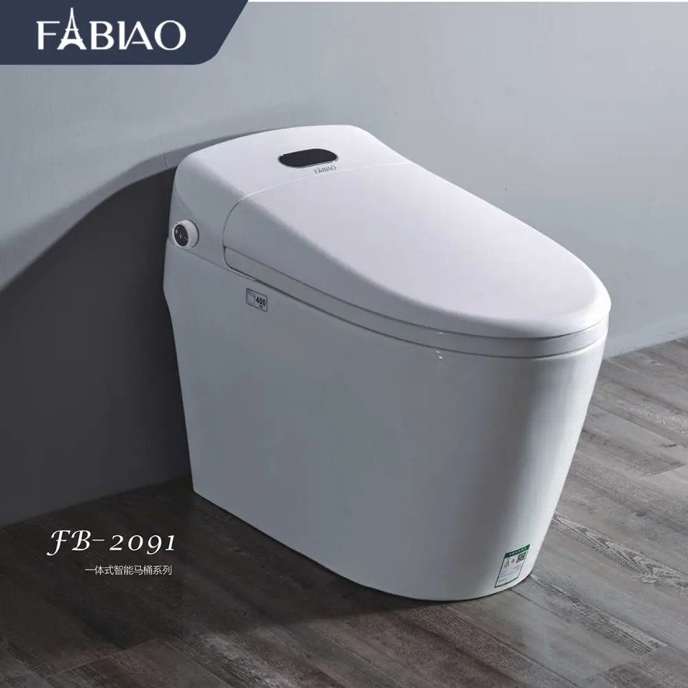 Caliente de calidad de lujo de baño inodoro de una pieza baños ancianos auto operación inteligente sensor de baño