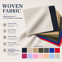 Tissu en polyester/coton Ripstop tissé, fil absorbant, cardé, brossé, teint, 230GSM 16S*16S+70D pour costumes