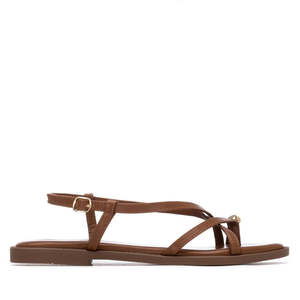 Xti Women's <b>Flat</b> Sandal Leather 38 1 Cm Heel Strappy Design - Product Image 1