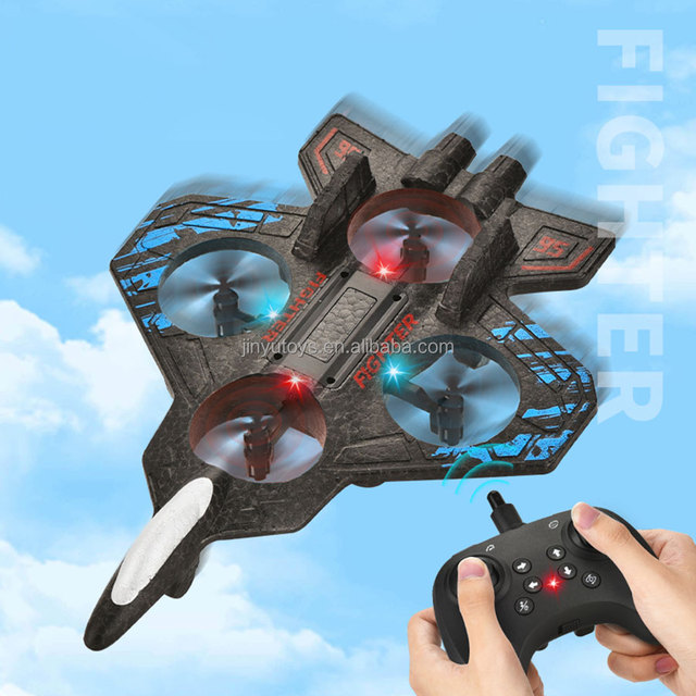 Rc Glider Flying Toy With LED Light 2.4G EPP RC Plane Drone Remote Control Airplane Juguete Auto Hover Fighter Jet Toy