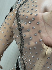 Novance <span class=keywords><strong>New</strong></span> Years vey Party forniture 2023 strass Glitter Robe Soiree abito da sera lungo abiti di moda Sexy per le signore della ragazza - Product Image 6