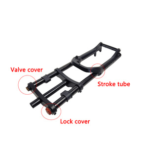 20-inch xe đạp leo núi Vai phía trước ngã ba Đôi Vương miện <span class=keywords><strong>100mm</strong></span> du lịch hợp kim nhôm cuộn mùa xuân hấp thụ sốc 9*135mm thẳng - Product Image 5