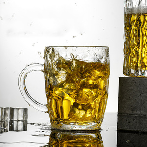 <strong>Custom</strong> Logo 250ml 300ml 400ml 500ml Classic Glass <strong>Beer</strong> Steins Thick Clear Glass <strong>Beer</strong> <strong>Mug</strong> With Handle Wholesale <strong>Beer</strong> Glass Cup - Product Image 4