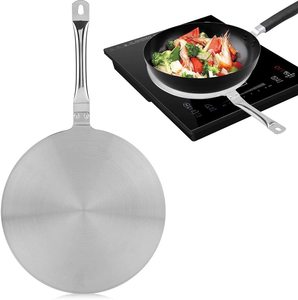 Plaque de refroidissement en acier inoxydable pour cuisinière, plaque de conduction thermique pour cuisinière à induction, plaque de transfert de chaleur à induction pour décongélation - Product Image 1