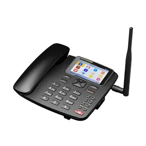 Téléphone fixe sans fil 3g à faible coût, terminaux de téléphone de bureau sans fil avec carte Sim pour le bureau à domicile