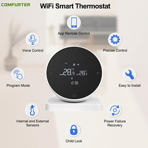 Comfurter nước khí nồi hơi nóng <span class=keywords><strong>ZigBee</strong></span> thông minh tản nhiệt Nhà Wifi termostato sàn sưởi ấm nhiệt điều khiển nhiệt độ - Product Image 3