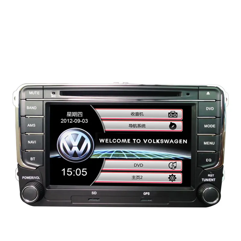 7 "auto-DVD-Multimedia-player GPS Navigation auto radio dvd Player 2 din Für VW Polo/passat b6 /SEAT leon 2 Altea Toledo Skoda