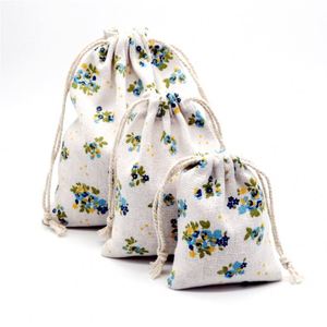 Customizable Logo Organic Cotton Drawstring <b>Bags</b> for Coffee <b>Beans</b> White Recyclable Washed Friendly Pouches for Shopping Packing - Product Image 2