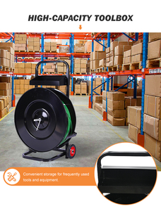 Nhiệm vụ nặng nề poly và thép đóng đai Dispenser của nhãn hiệu giỏ hàng công cụ cho hiệu quả của nhãn hiệu đóng gói - Product Image 5