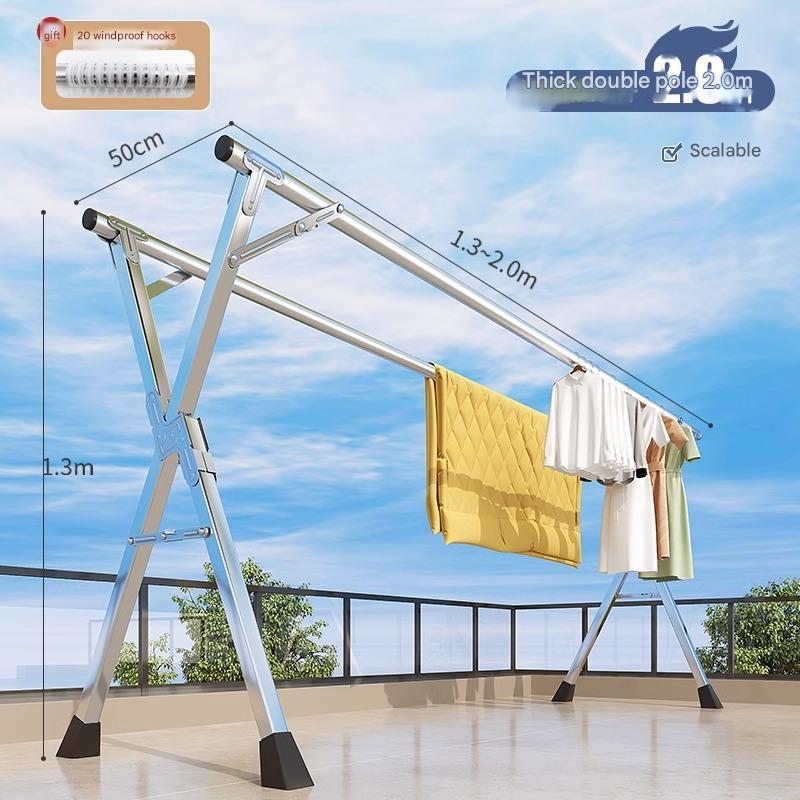 Crochet d'alimentation en air escamotable double pôle 2.0m