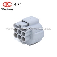 Conector Automotriz Impermeable de 6 Vías/Pines/Pólos/6P Hembra Gris para Pedal de Acelerador para Toyota 6189-0323